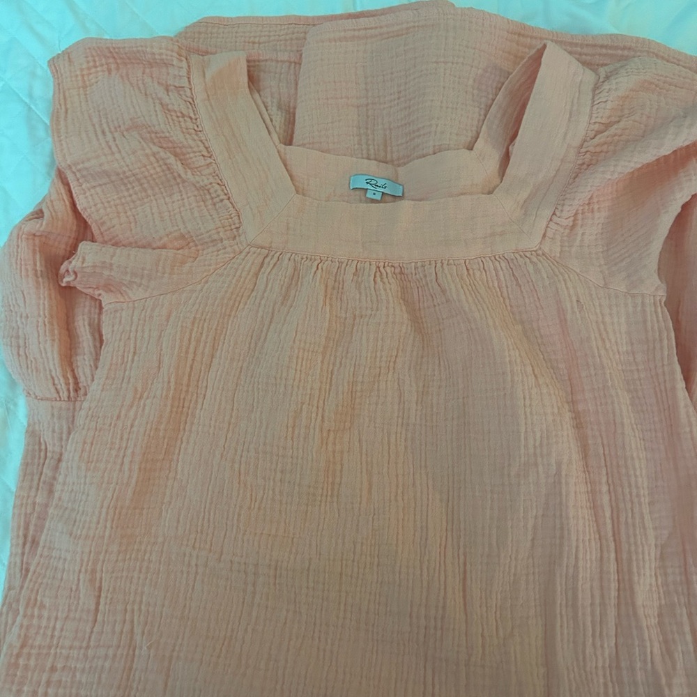 Rails - Peachy Pink linen dress.